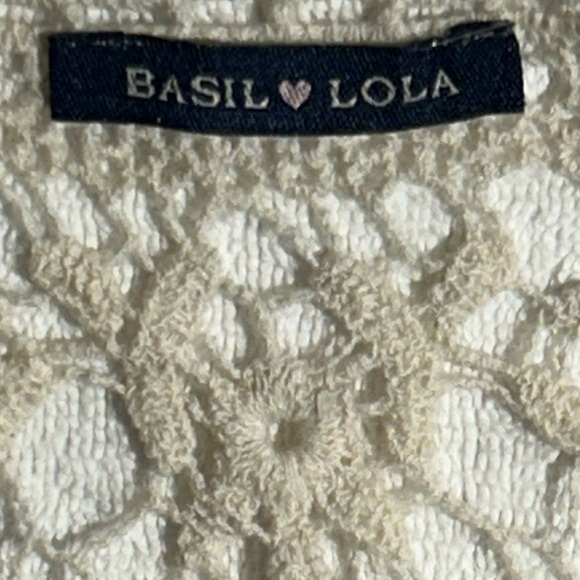 Women’s Basil & Lola Brand Crochet and Lace Mandala Boho Tank Top Size‎ M - Picture 5 of 5